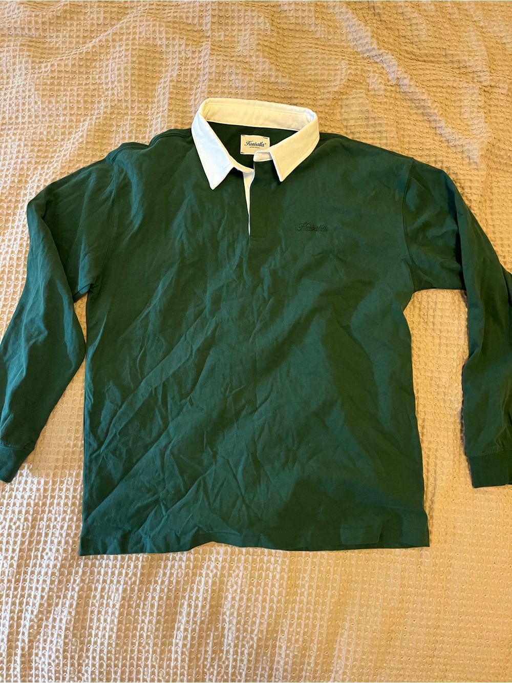 Green Kuwalla Long Sleeve Polo